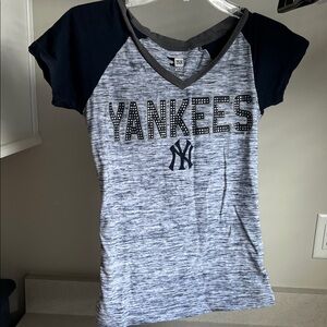 New Era Gray and Black T-Shirt